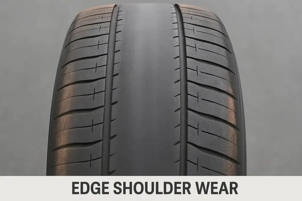 Edge Shoulder Wear (Both Sides Worn)