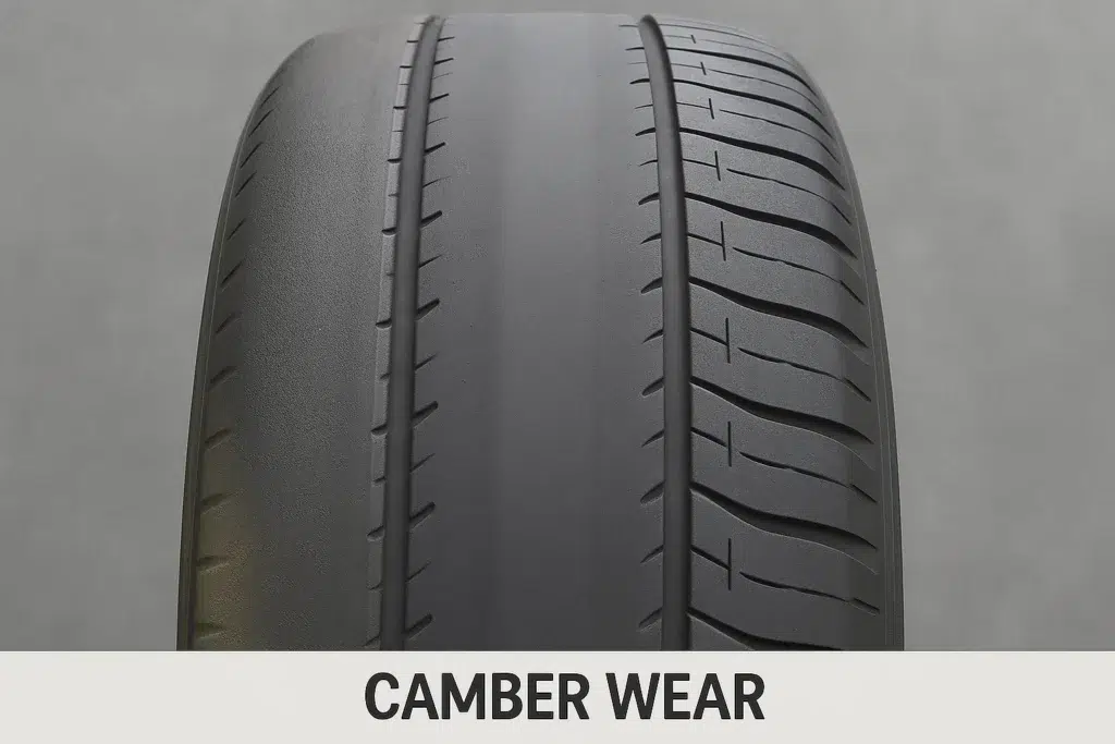 Camber Wear (Inner Edge Only or Outer Edge Only)