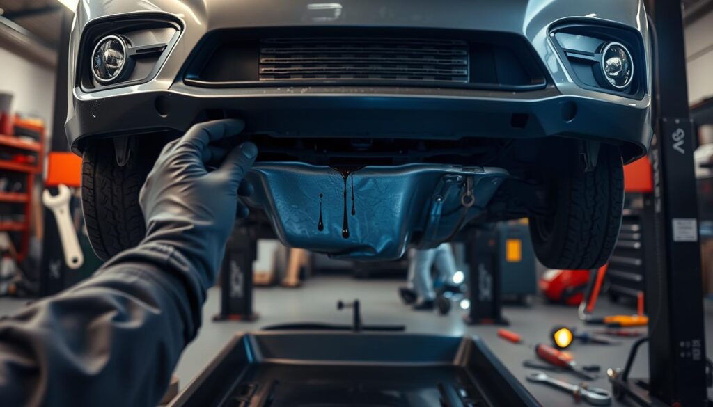oil leak troubleshooting