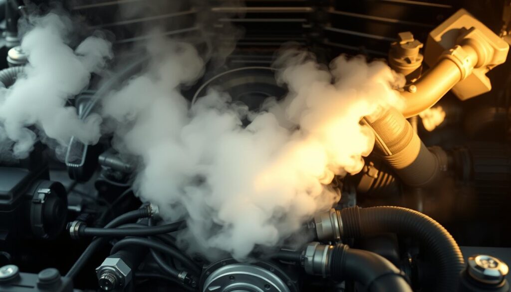 engine bay smoke