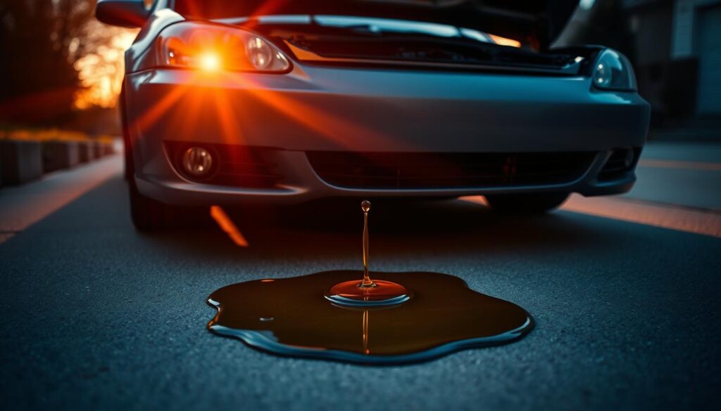 car leaking oil after oil change