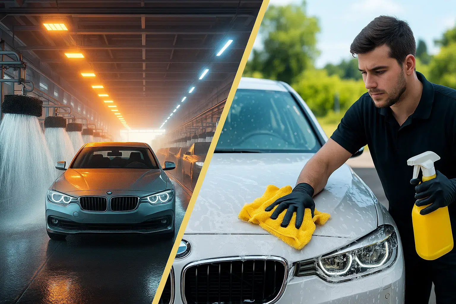 Automatic Car Wash or Hand Car Wash – Which is Better?