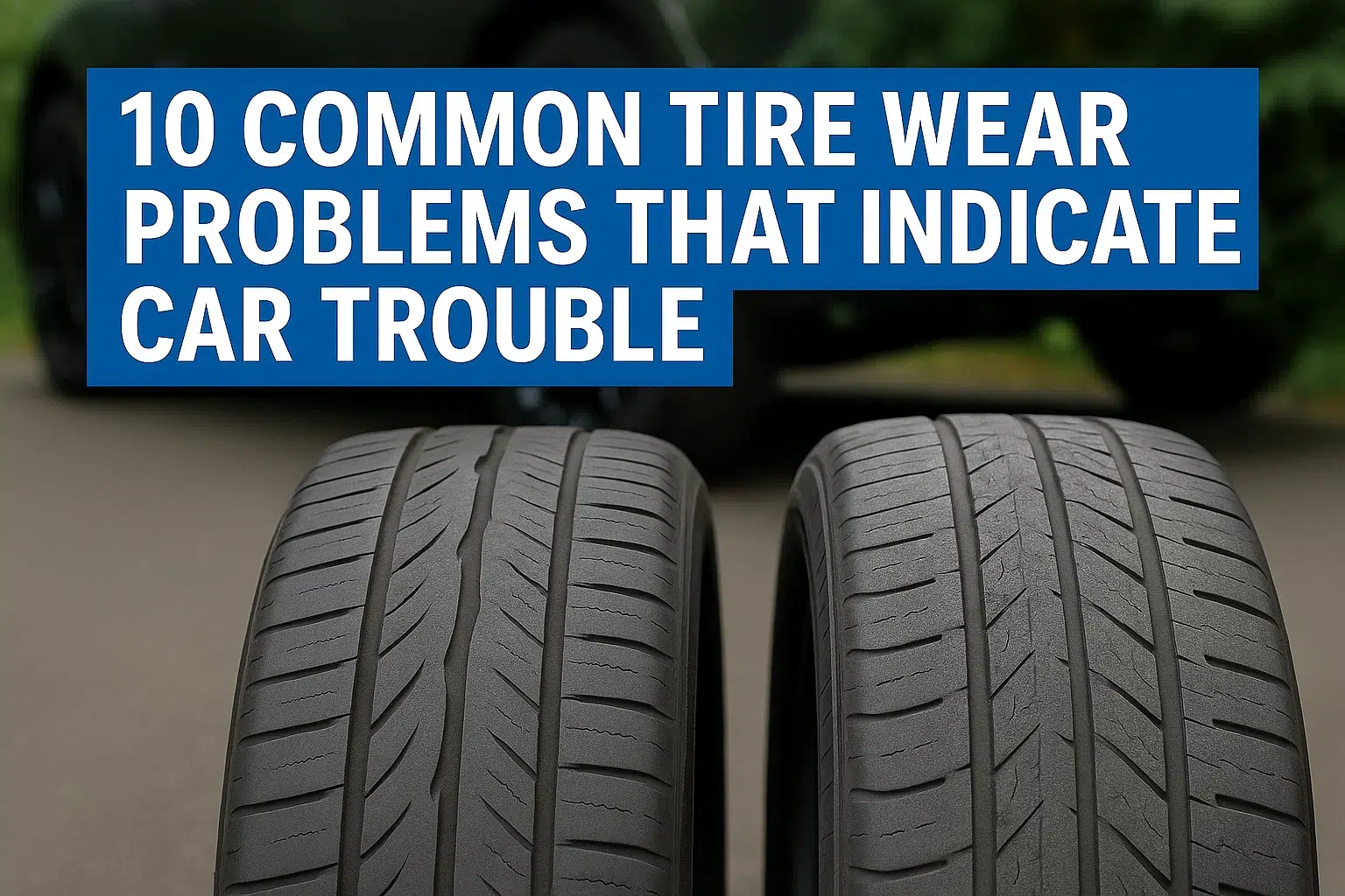 10 Common Tire Wear Problems That Indicate Car Trouble