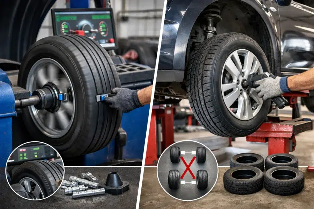 Tire Balancing vs Tire Rotation