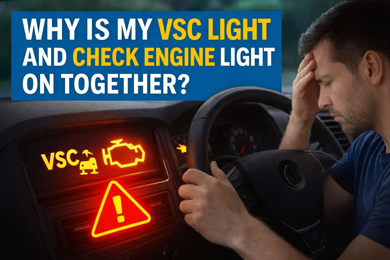 Why Is My VSC Light and Check Engine Light On Together?